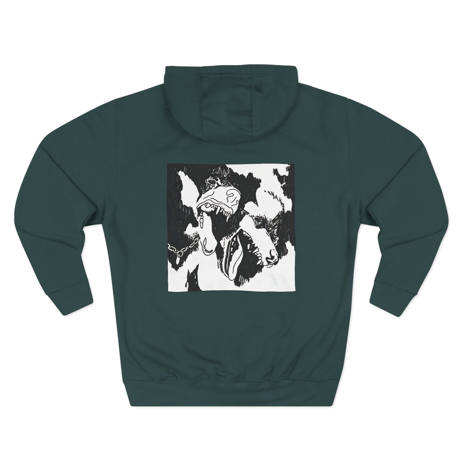 Gouge Away Burnt Sugar Three-panel Fleece Hoodie