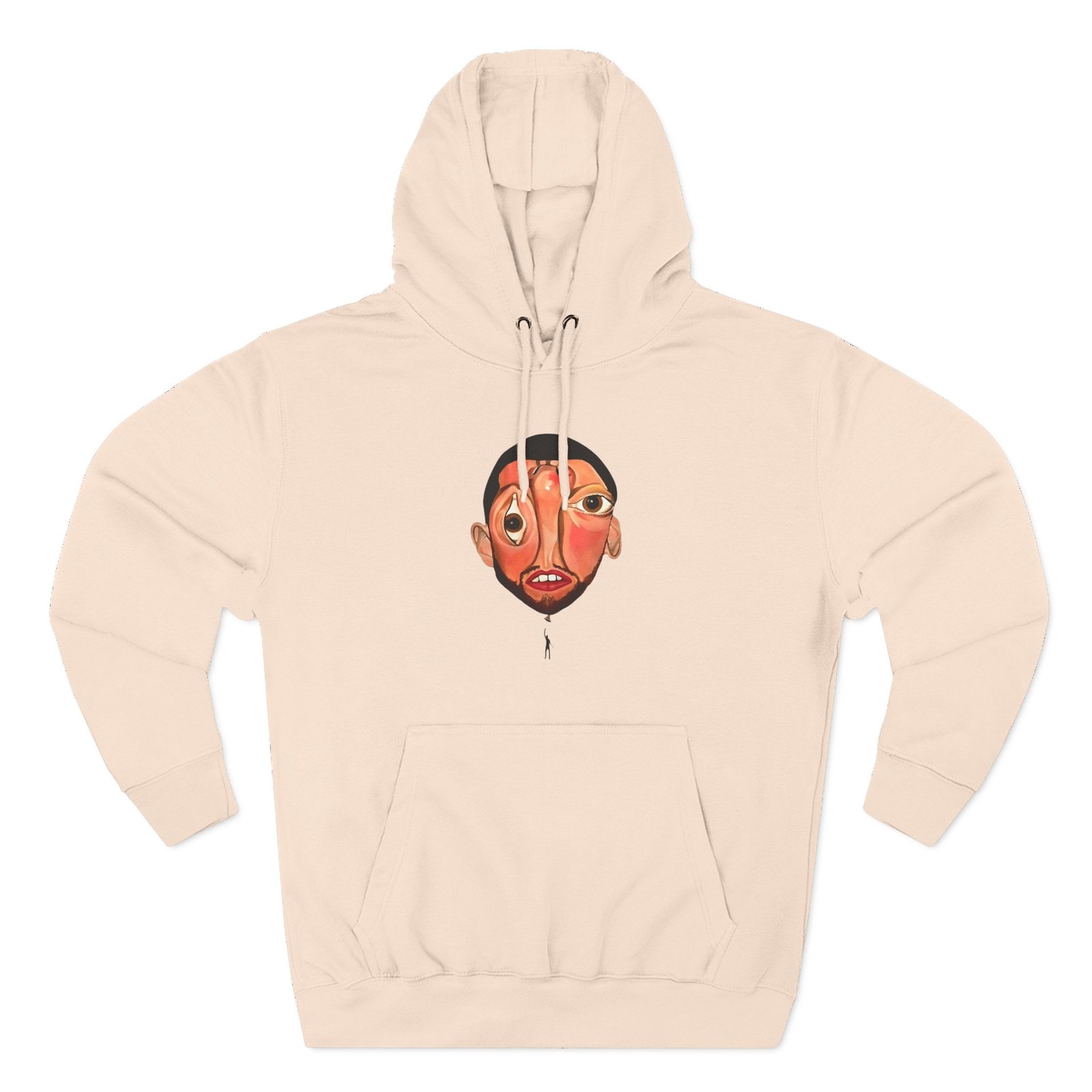 Mac Miller Balloonerism Cover Three-Panel Fleece Hoodie