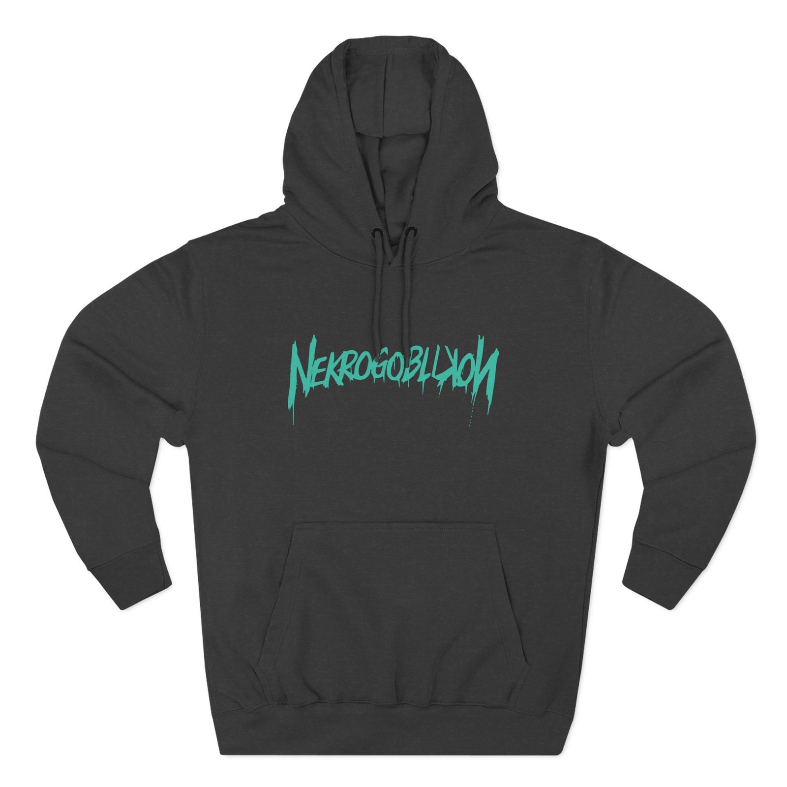 Nekrogoblikon Goblin Mode Crystal Wash Three-panel Fleece Hoodie