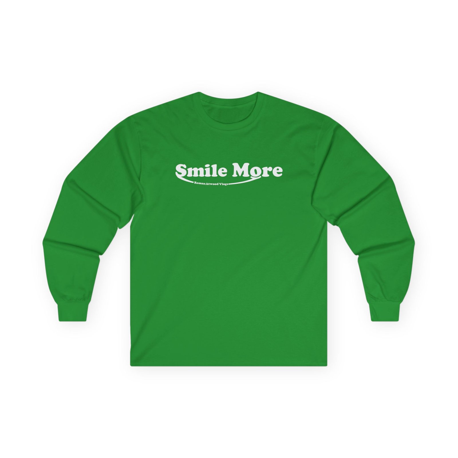 Roman Atwood Smile More Unisex Ultra Cotton Long Sleeve Tee