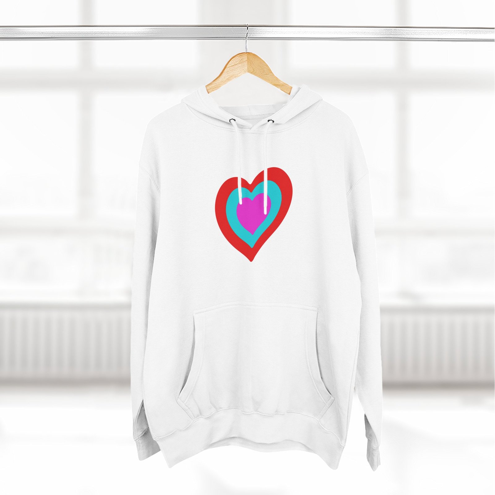 Eurovision Heart Three-panel Fleece Hoodie