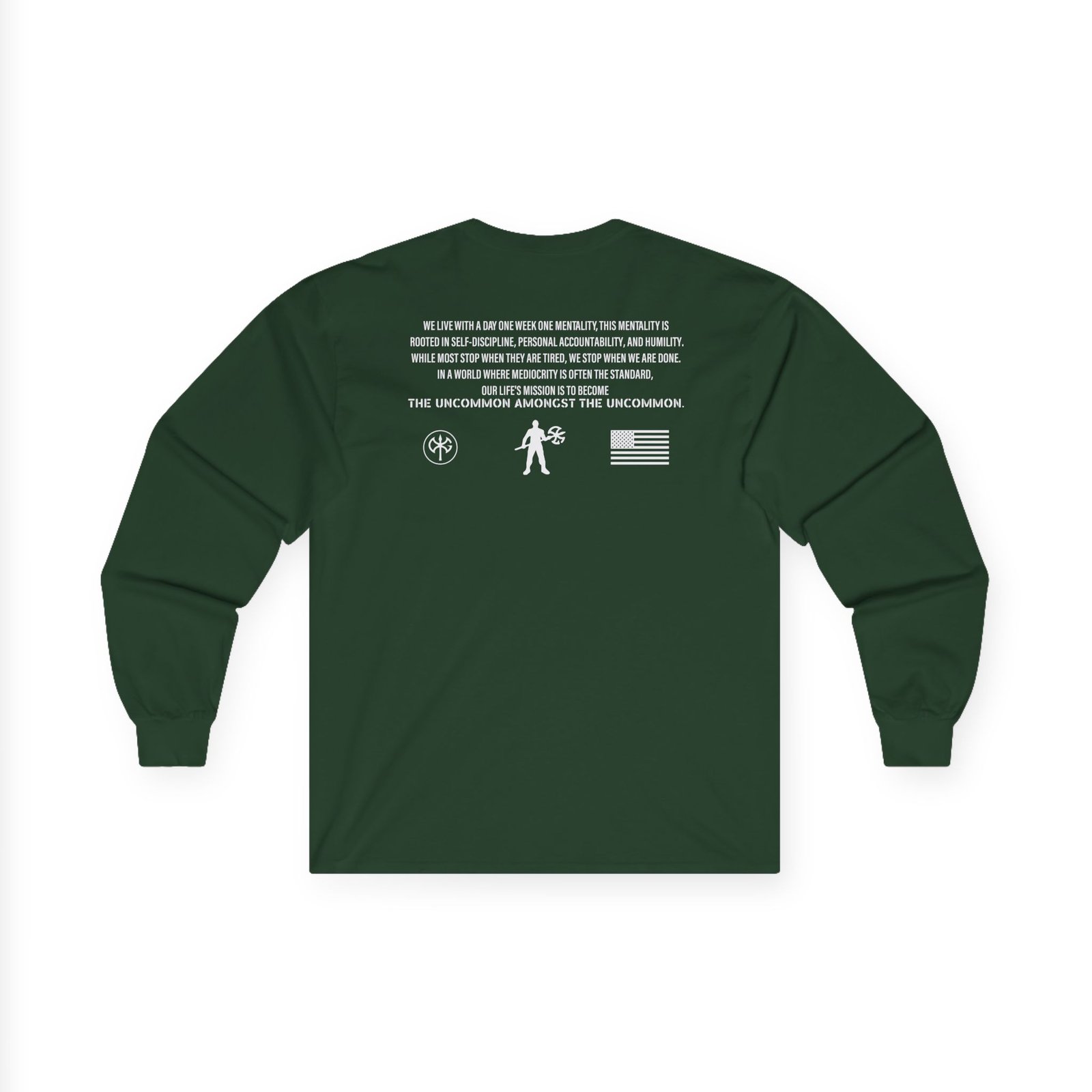 David Goggins Ethos Slogan Unisex Ultra Cotton Long Sleeve Tee