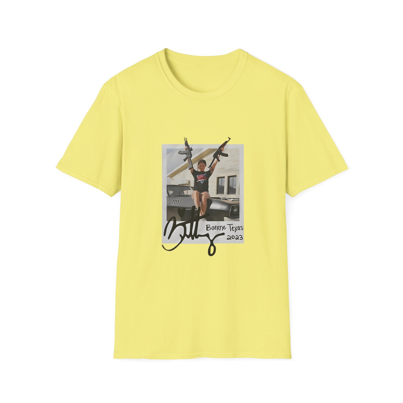 Roman Atwood Brittney in Texas Unisex Softstyle T-shirt