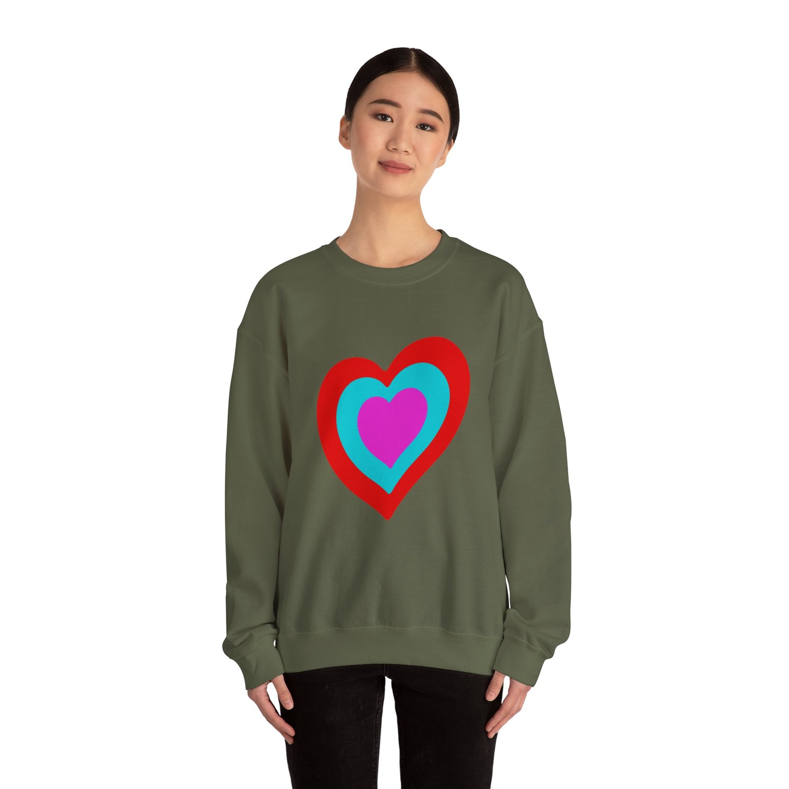 Eurovision Heart Unisex Heavy Blend Crewneck Sweatshirt