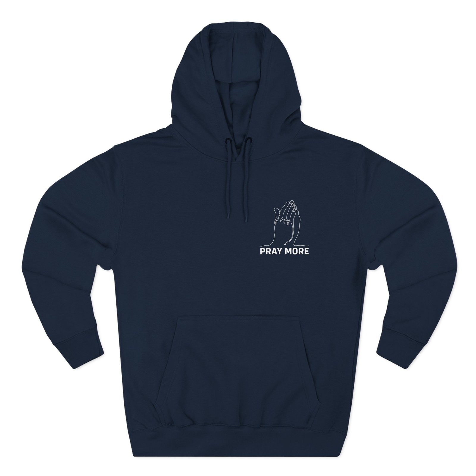 Roman Atwood Pray More Three-panel Fleece Hoodie