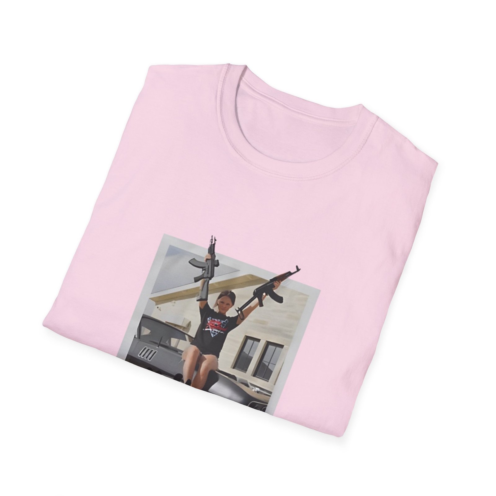 Roman Atwood Brittney in Texas Unisex Softstyle T-shirt