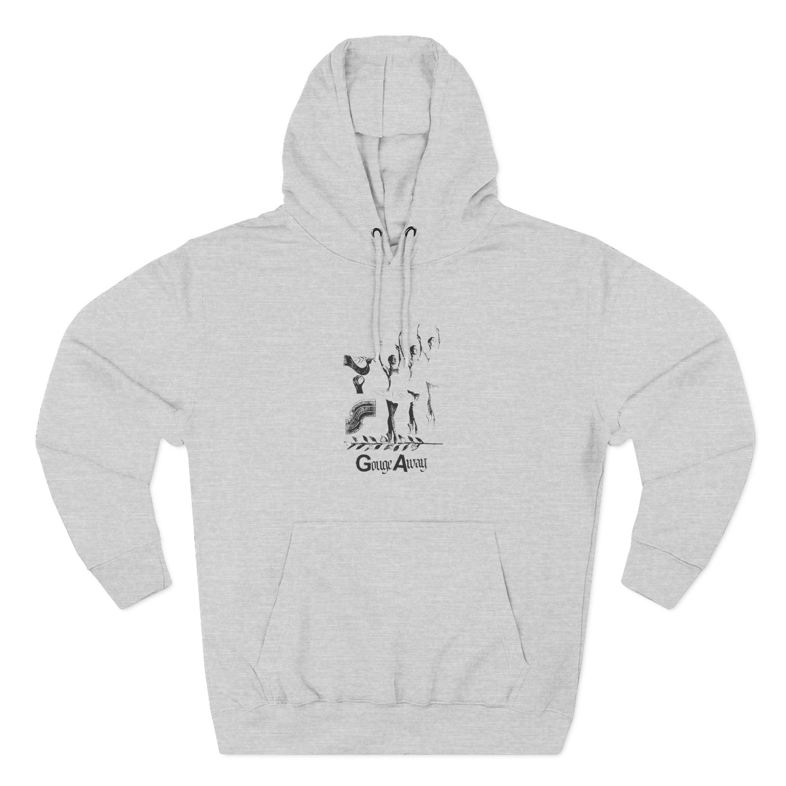 Gouge Away Dance Three-panel Fleece Hoodie