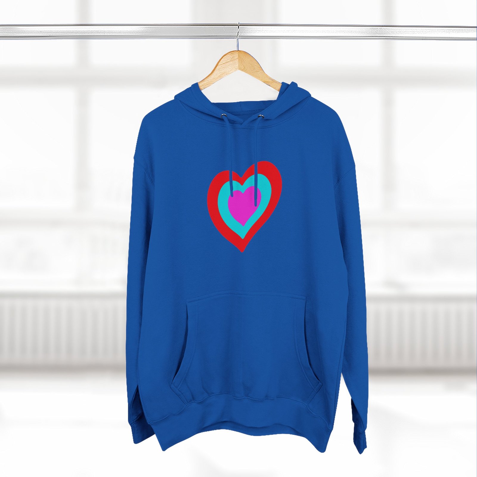 Eurovision Heart Three-panel Fleece Hoodie