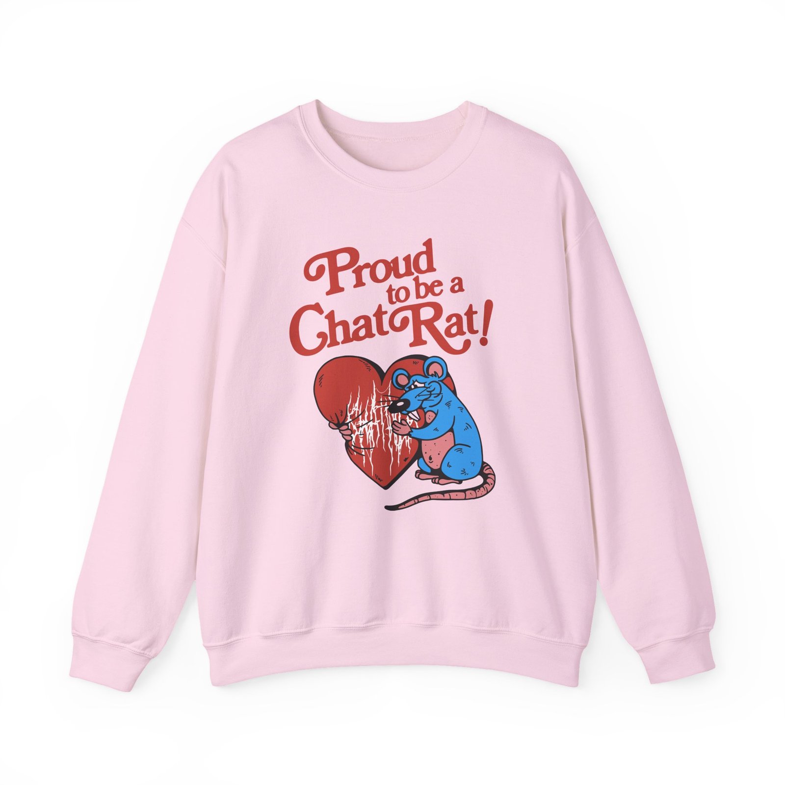 Chat Pile Chat Rat Unisex Heavy Blend Crewneck Sweatshirt