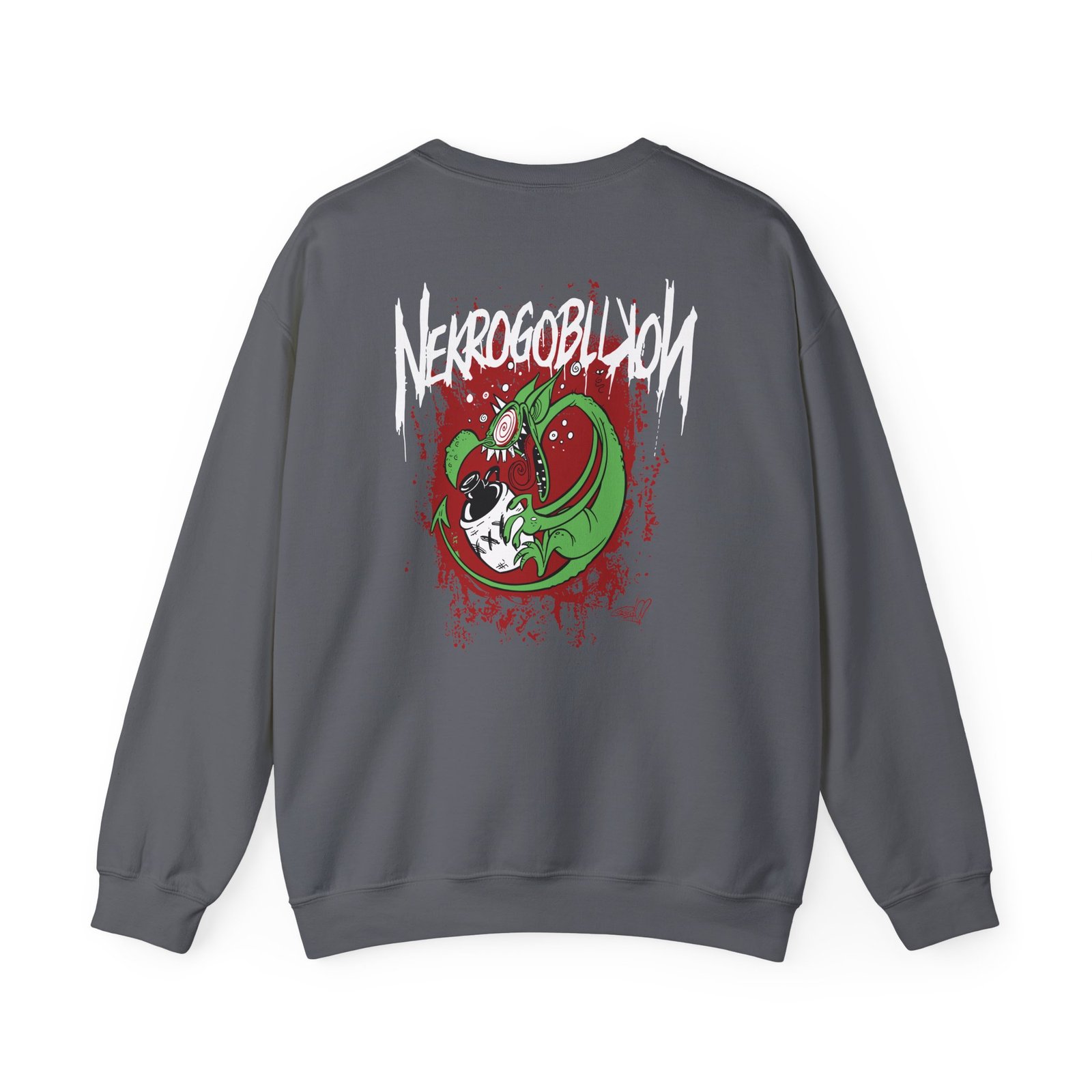 Nekrogoblikon Drunk Goblin Unisex Heavy Blend™ Crewneck Sweatshirt