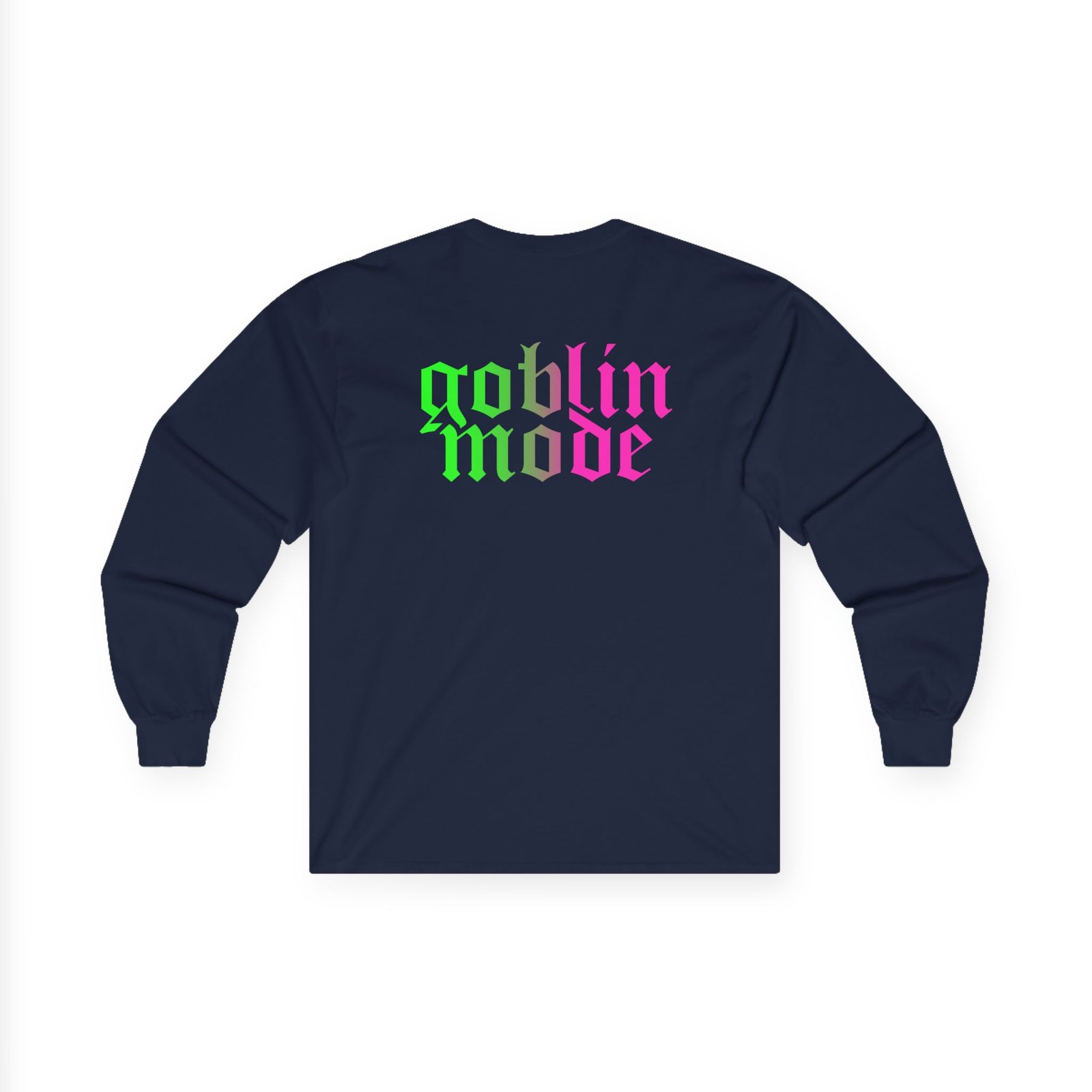 Nekrogoblikon Goblin Mode Wicked Ombre Unisex Ultra Cotton Long Sleeve Tee
