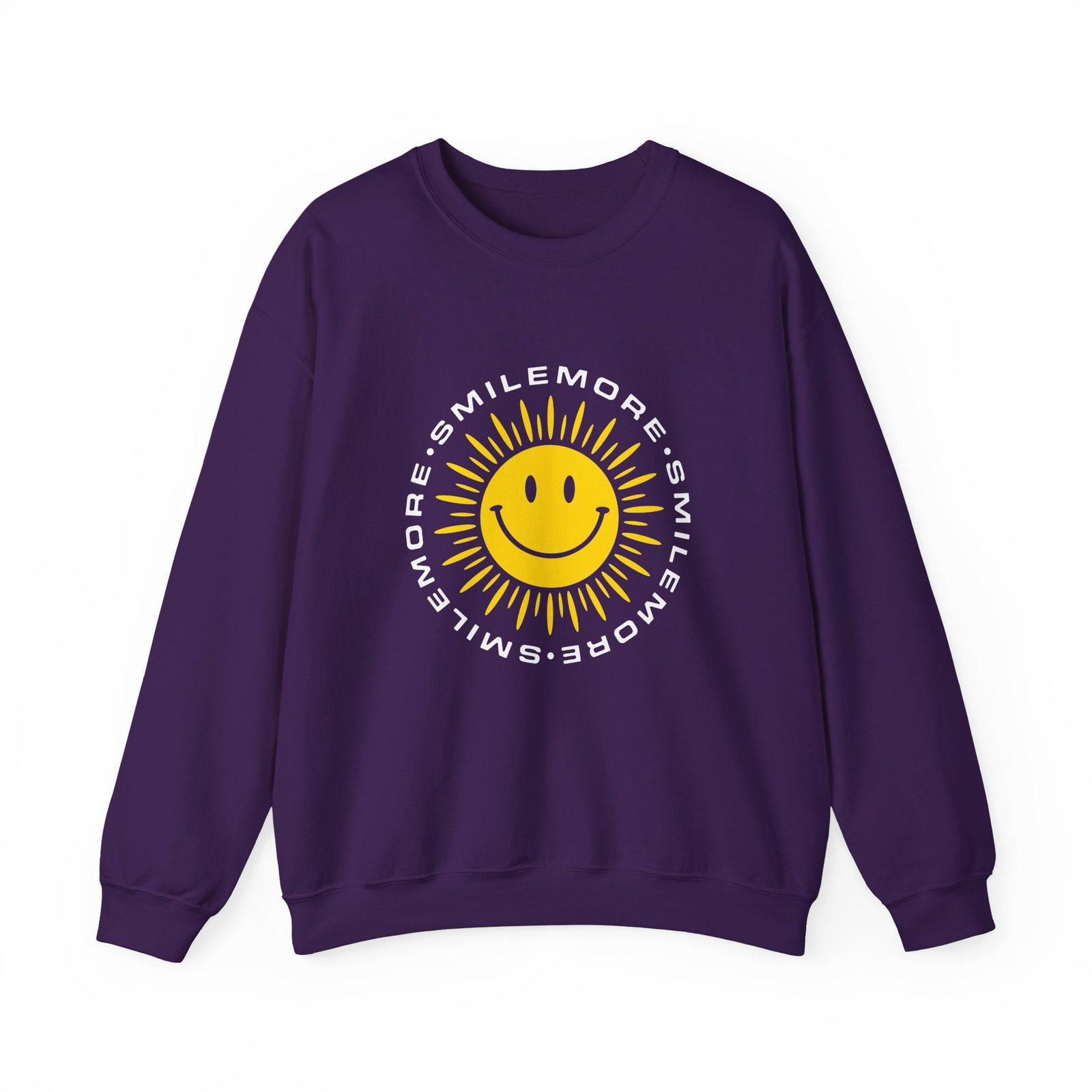 Roman Atwood Smile More Unisex Heavy Blend Crewneck Sweatshirt