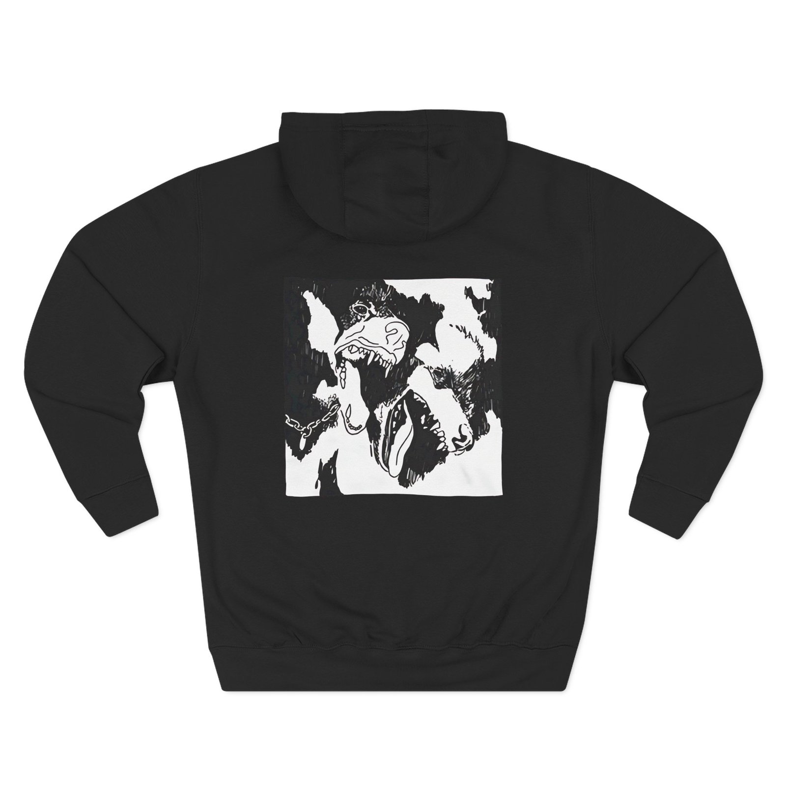 Gouge Away Burnt Sugar Three-panel Fleece Hoodie