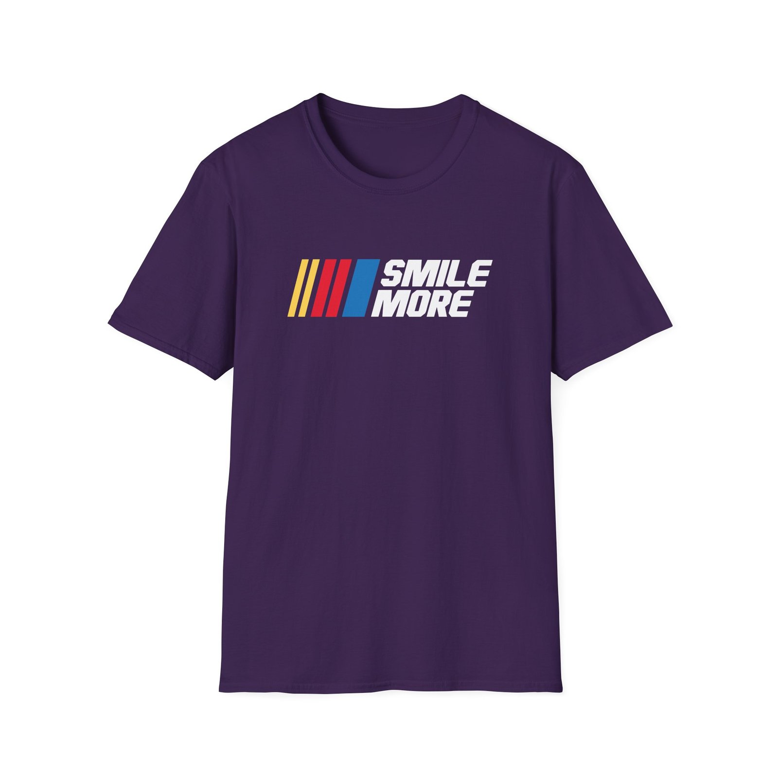 Roman Atwood Smile More Racing Unisex Softstyle T-shirt