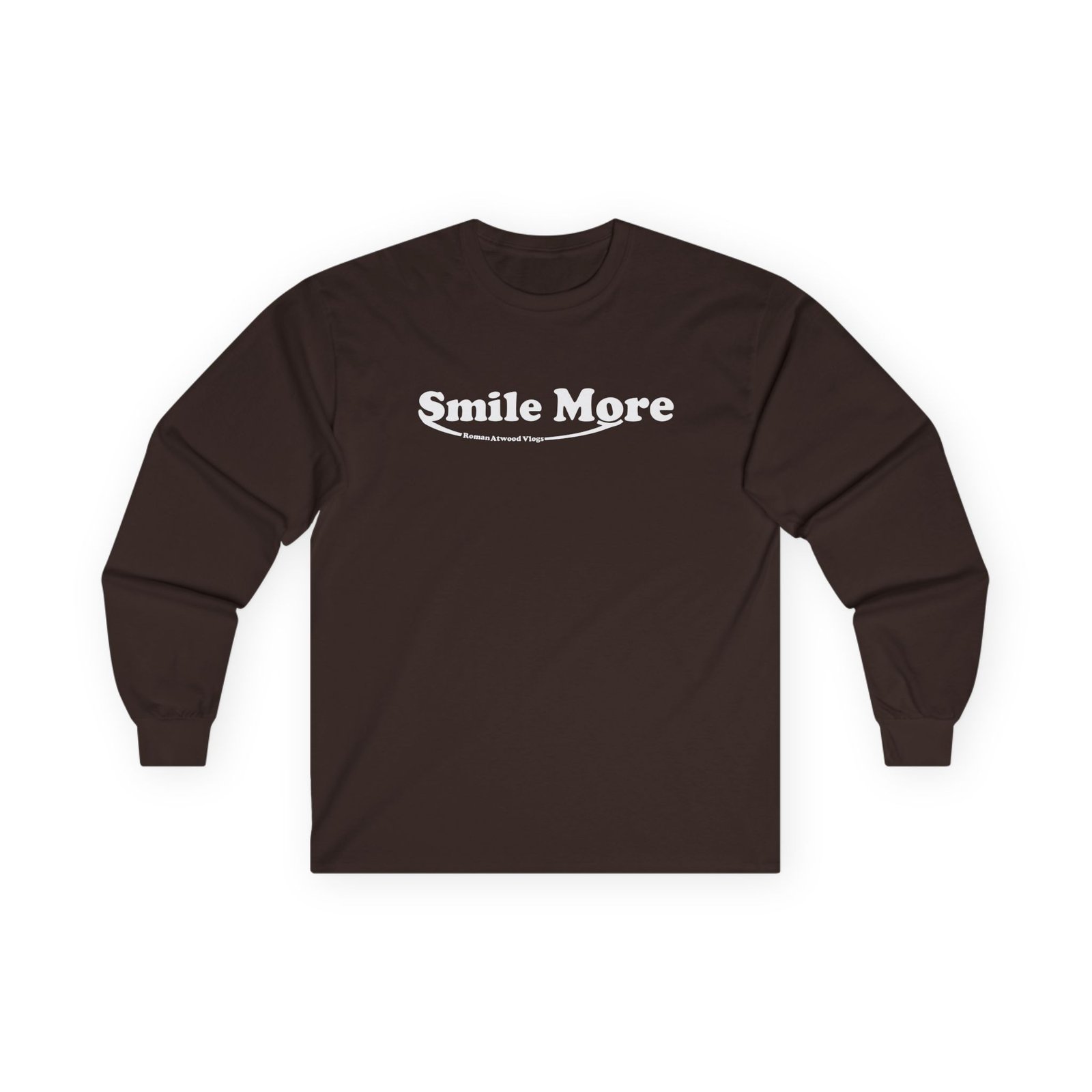 Roman Atwood Smile More Unisex Ultra Cotton Long Sleeve Tee