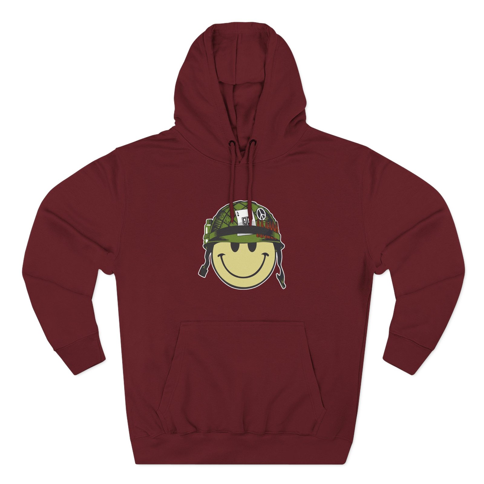 Roman Atwood Smiley Three-panel Fleece Hoodie