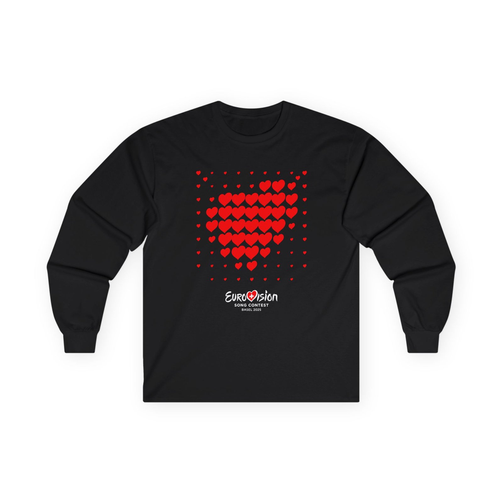 Eurovision Red Heart Unisex Ultra Cotton Long Sleeve Tee