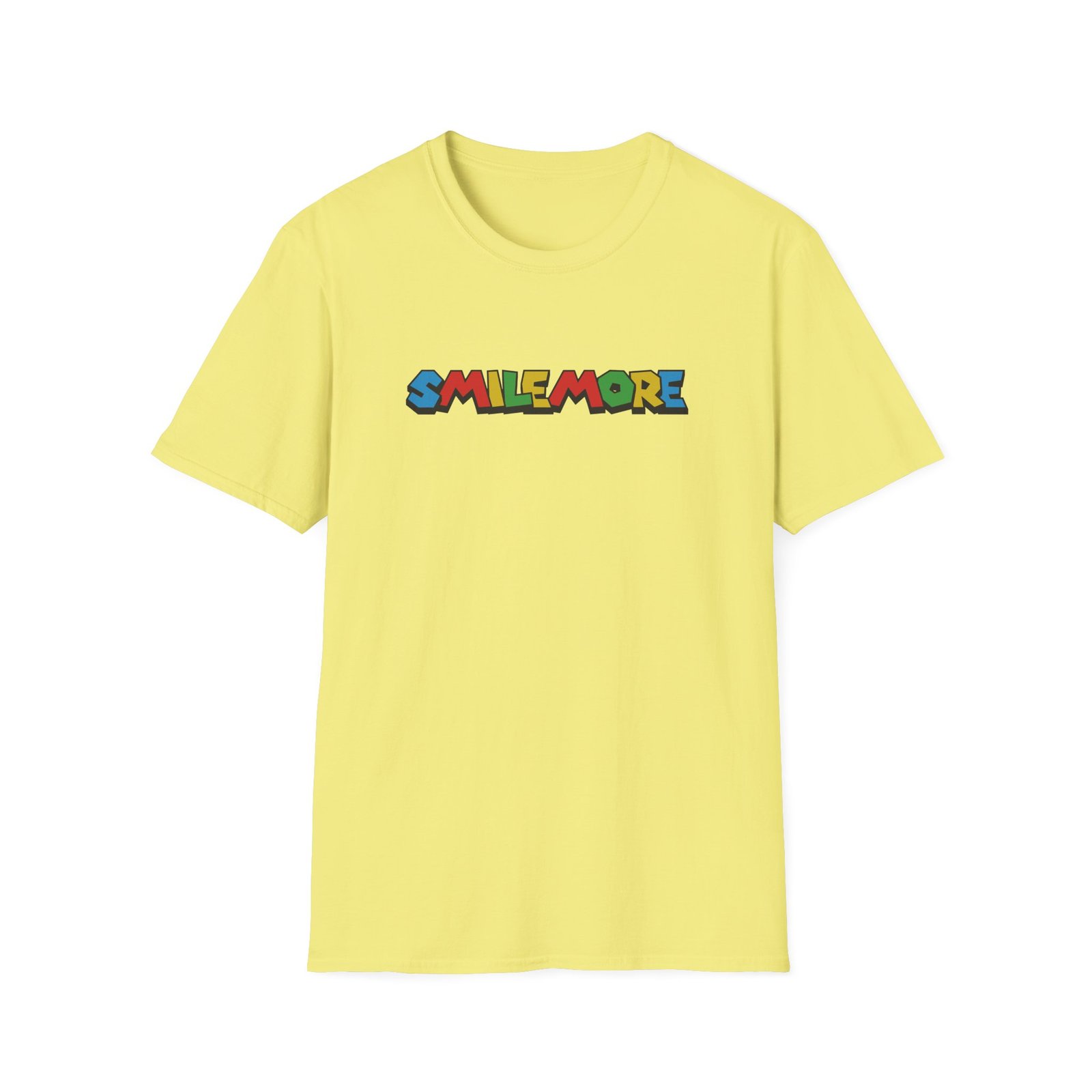 Roman Atwood Colorful Smile More Unisex Softstyle T-shirt