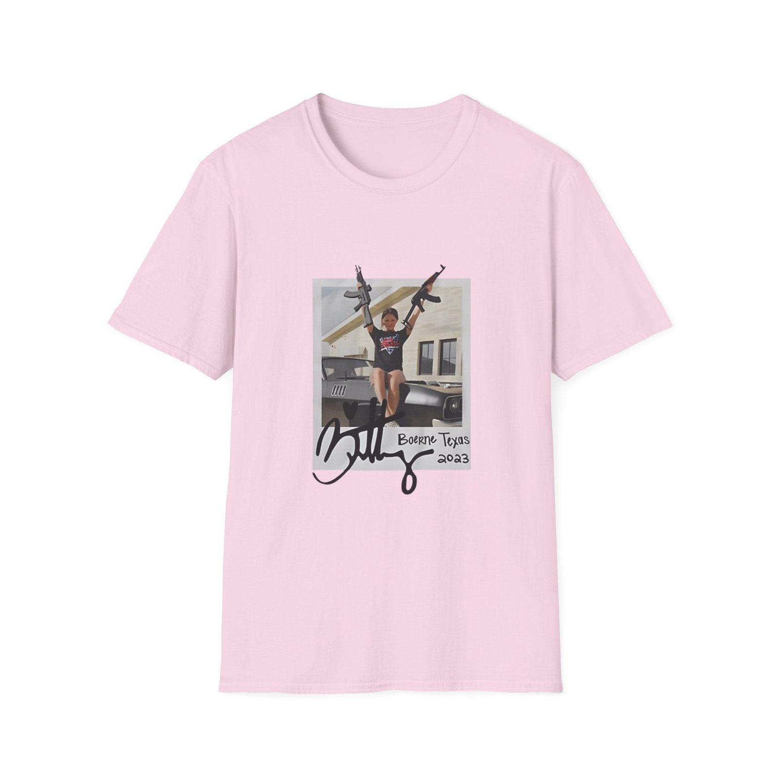 Roman Atwood Brittney in Texas Unisex Softstyle T-shirt