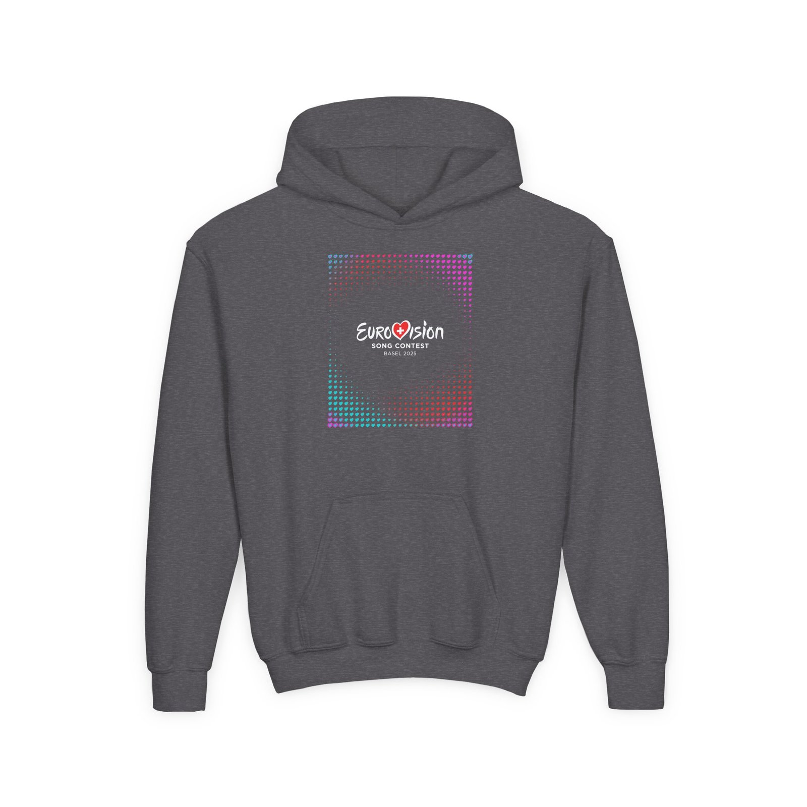 Youth Eurovision Unity Shapes Love Heavy Blend Hooded Sweatshirt