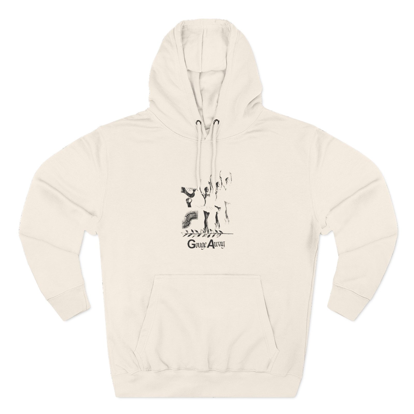 Gouge Away Dance Three-panel Fleece Hoodie