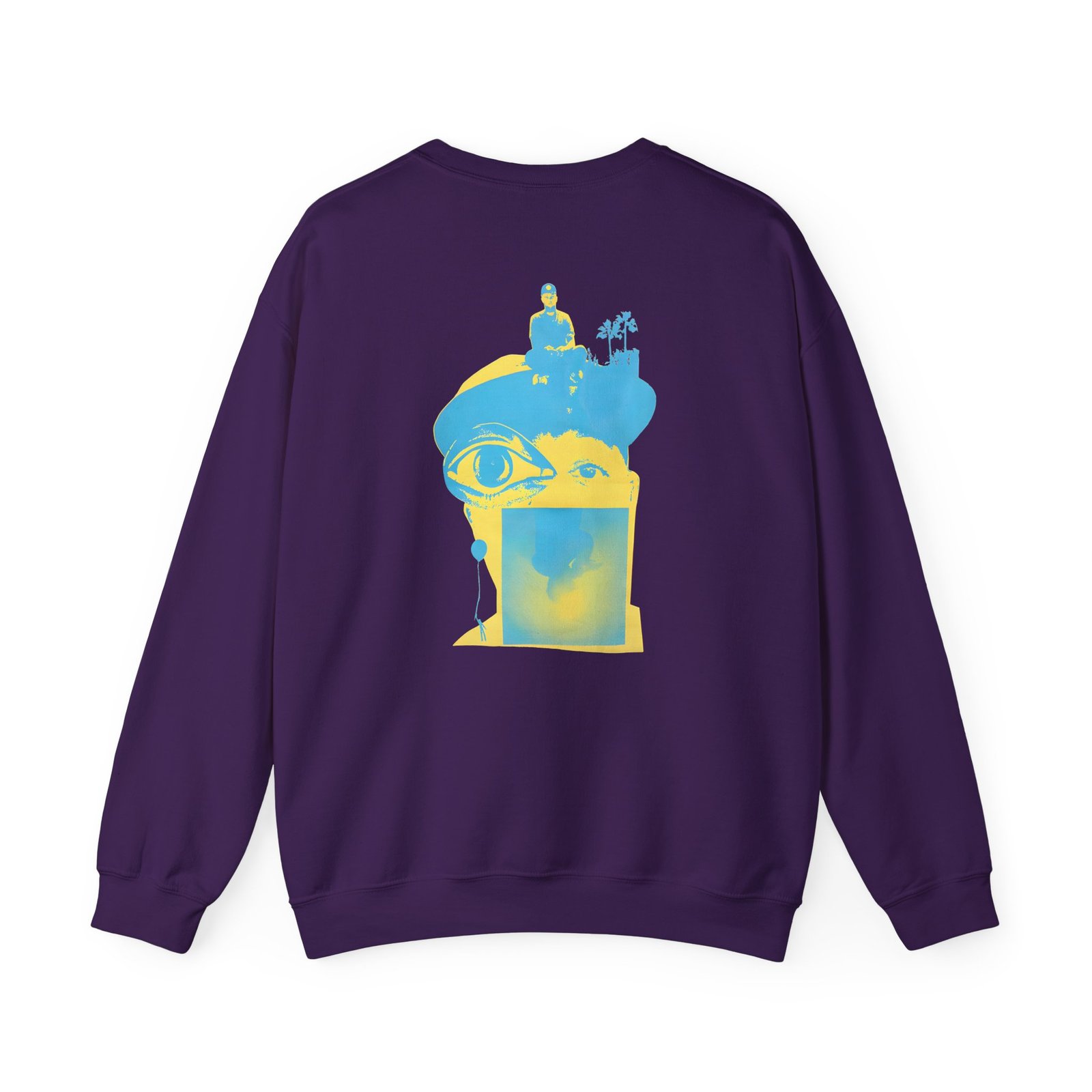 Mac Miller Balloonerism Eye Unisex Heavy Blend™ Crewneck Sweatshirt