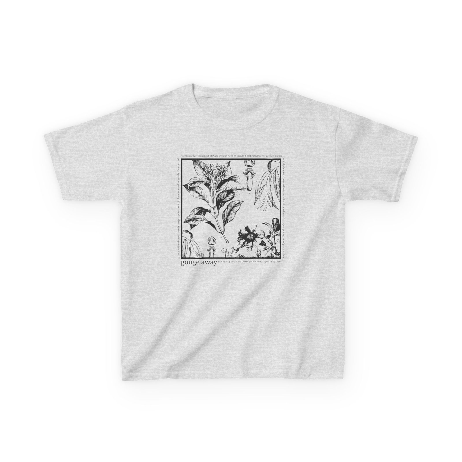 Kids Gouge Away Wildflowers Heavy Cotton™ Tee