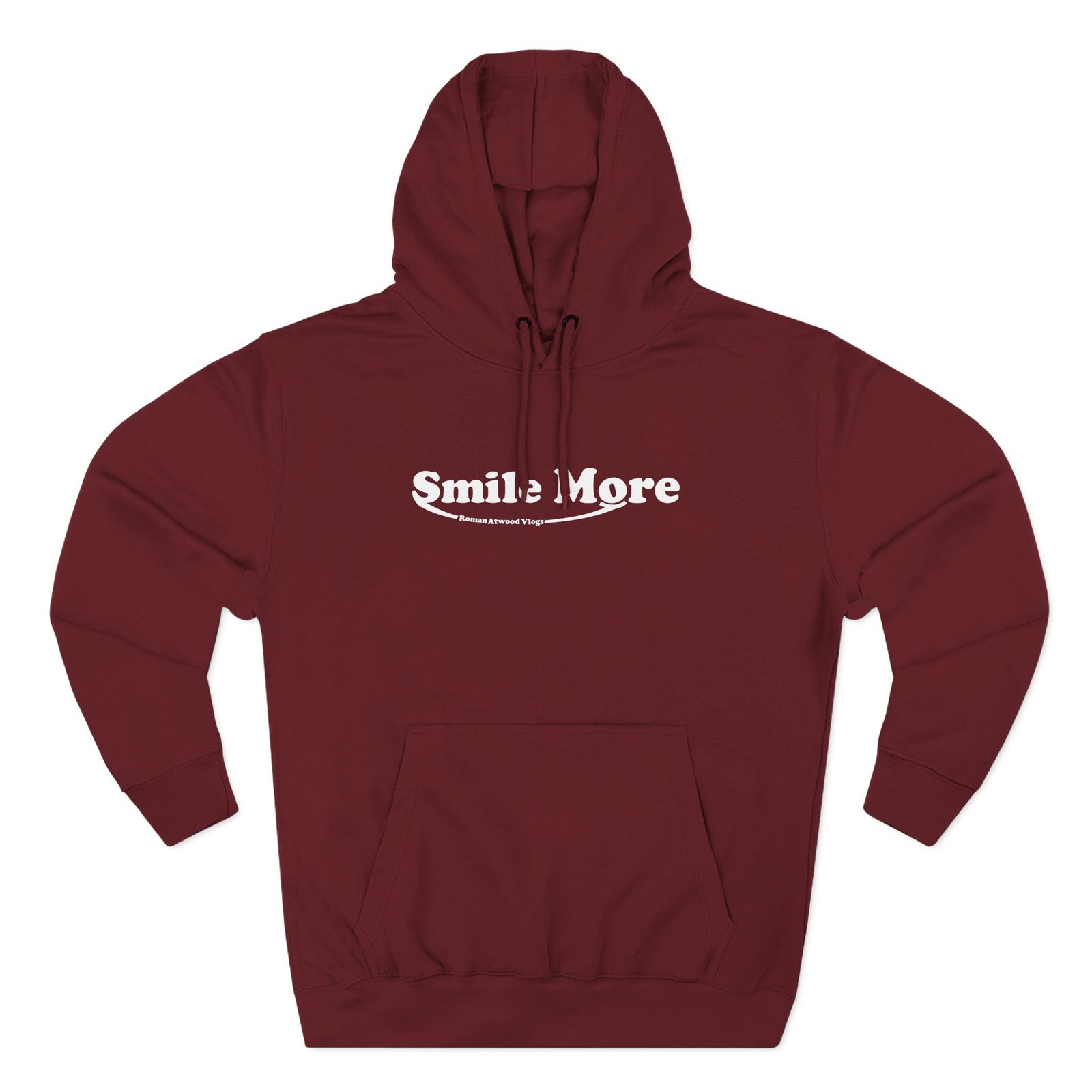 Roman Atwood Smile More Three-panel Fleece Hoodie