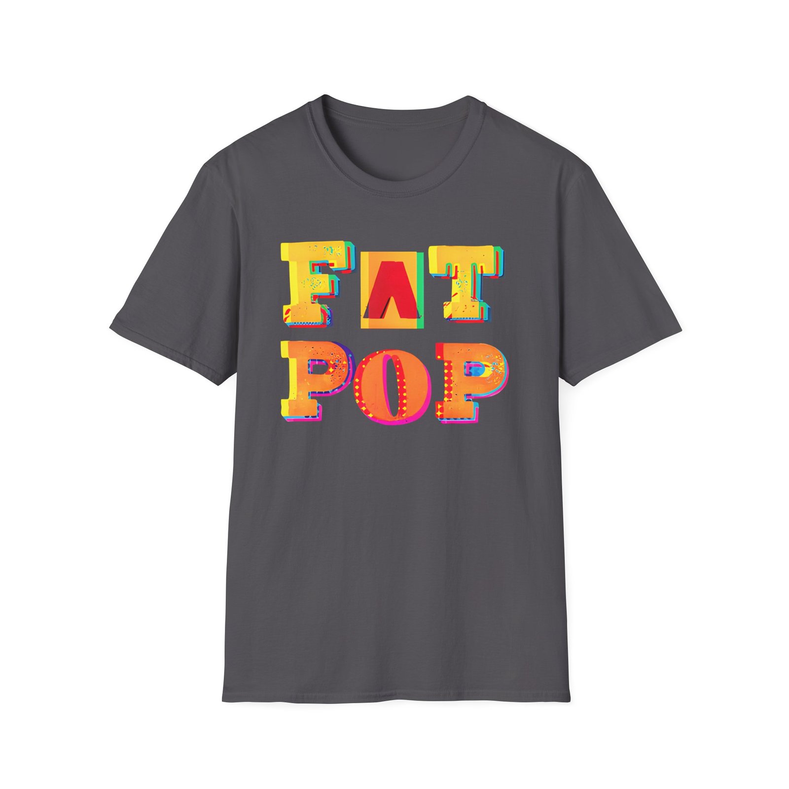 PWL Fat Pop Logo Unisex Softstyle T-Shirt