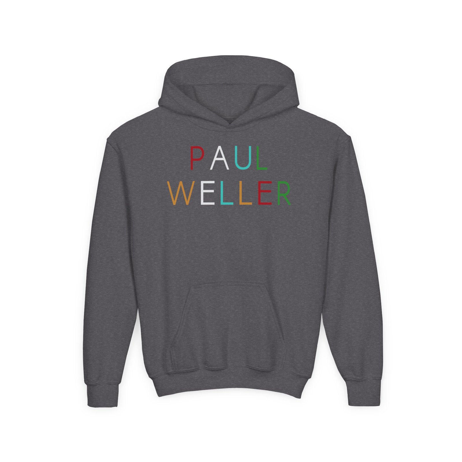 Youth PWL Multicolour Logo Heavy Blend Hooded Sweatshirt