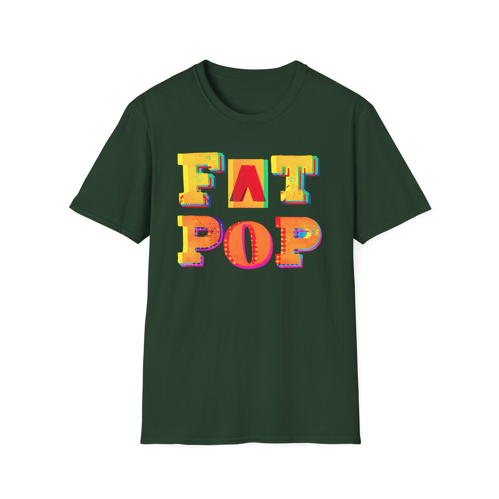 PWL Fat Pop Logo Unisex Softstyle T-Shirt