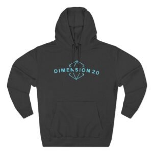 Dropout Dimension 20 Logo Three-Panel Fleece Hoodie