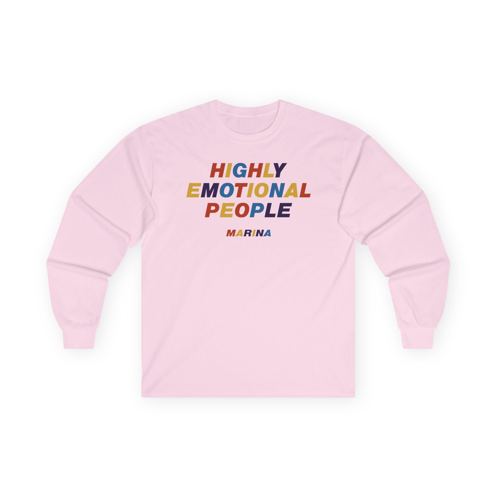 Marina Highly Emotional People Unisex Ultra Cotton Long Sleeve Tee