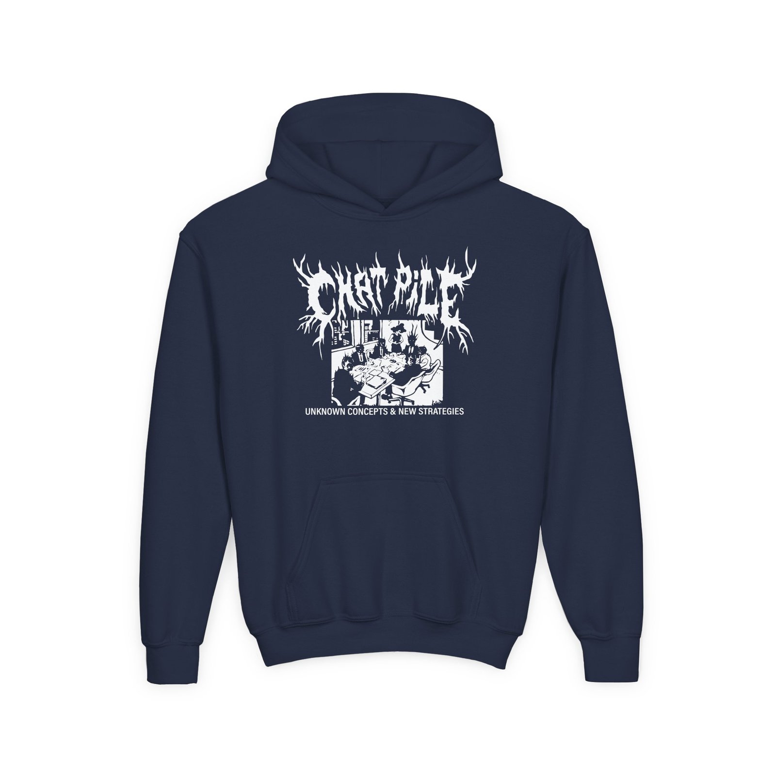 Youth Chat Pile Show Poster Los Angeles Heavy Blend Hooded Sweatshirt