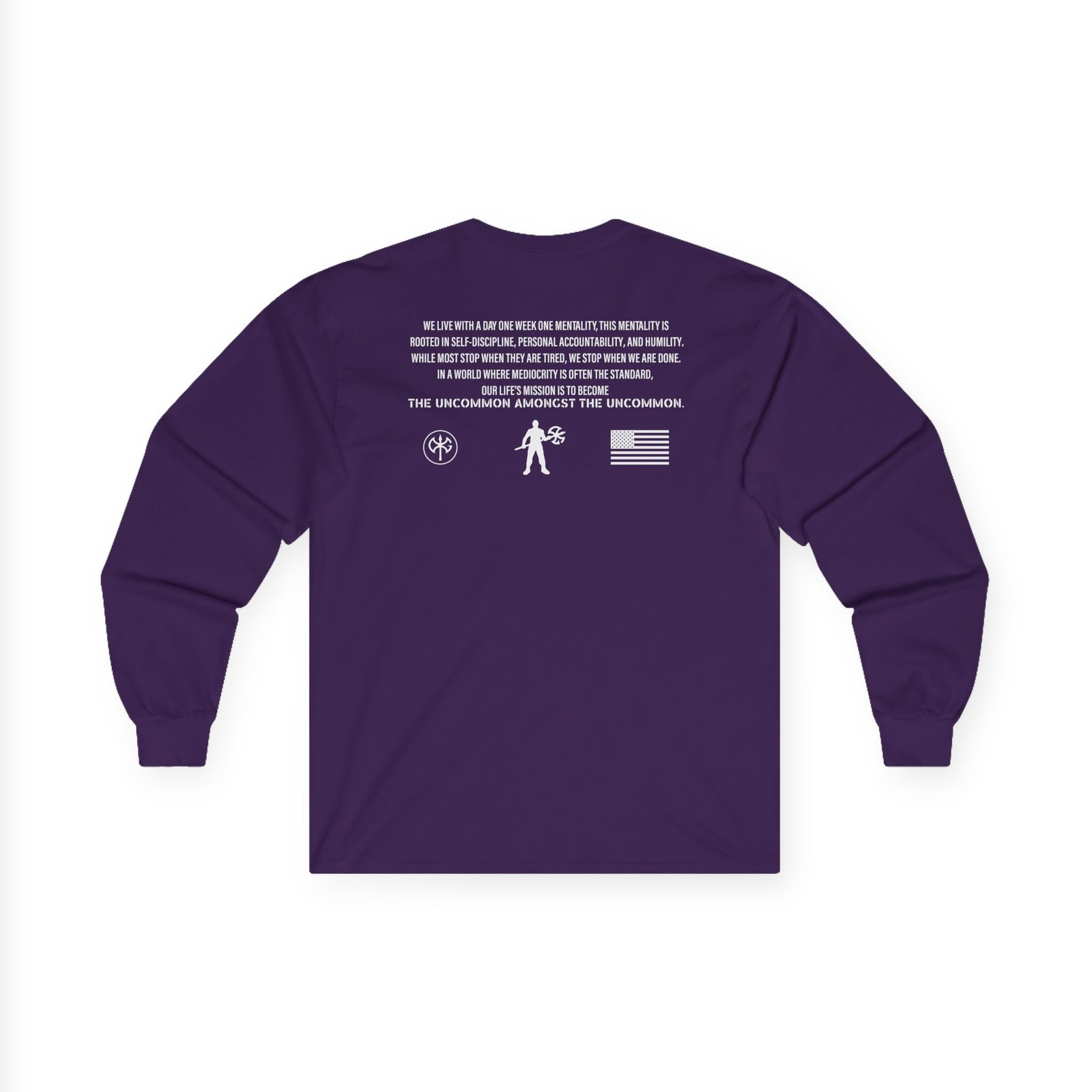 David Goggins Ethos Slogan Unisex Ultra Cotton Long Sleeve Tee