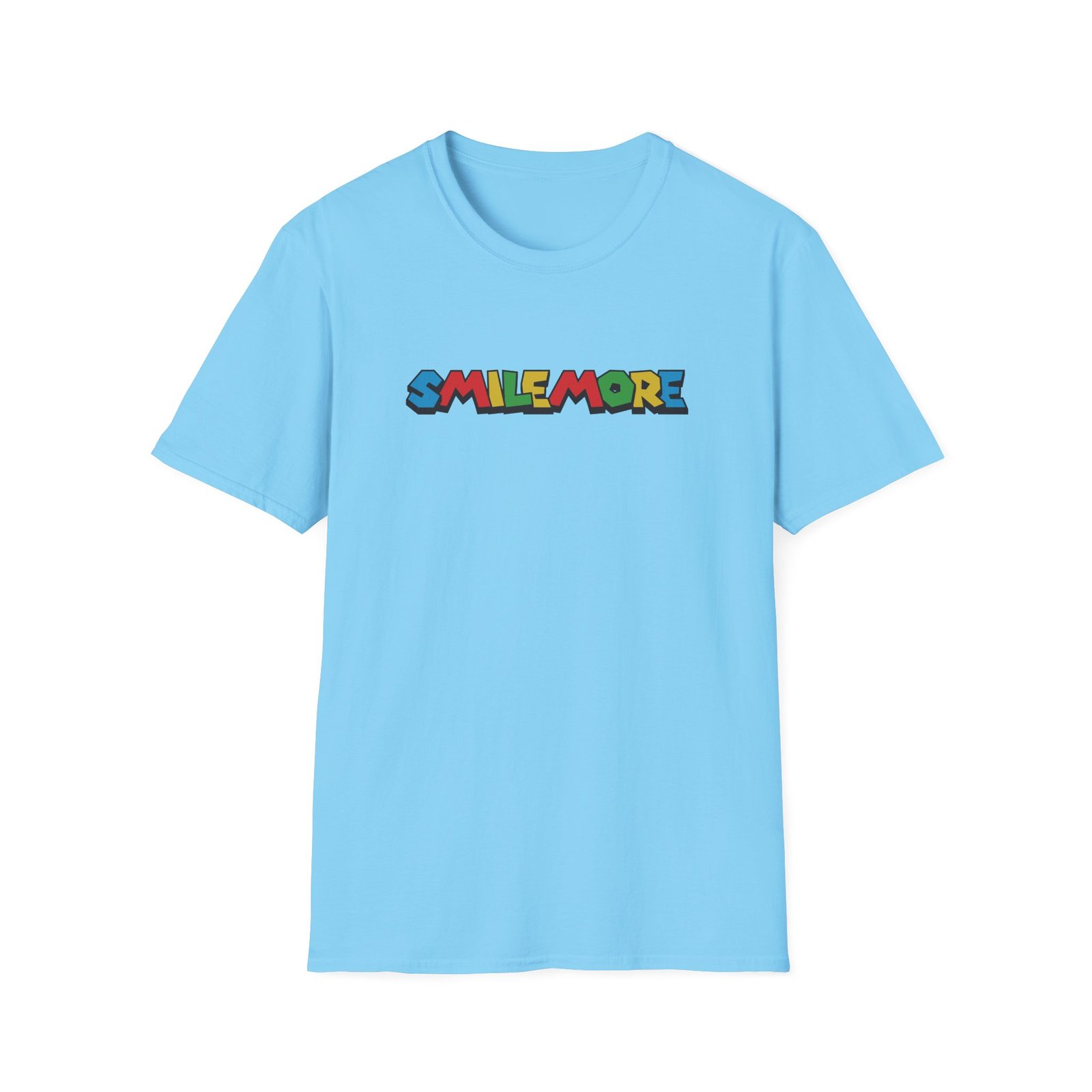 Roman Atwood Colorful Smile More Unisex Softstyle T-shirt