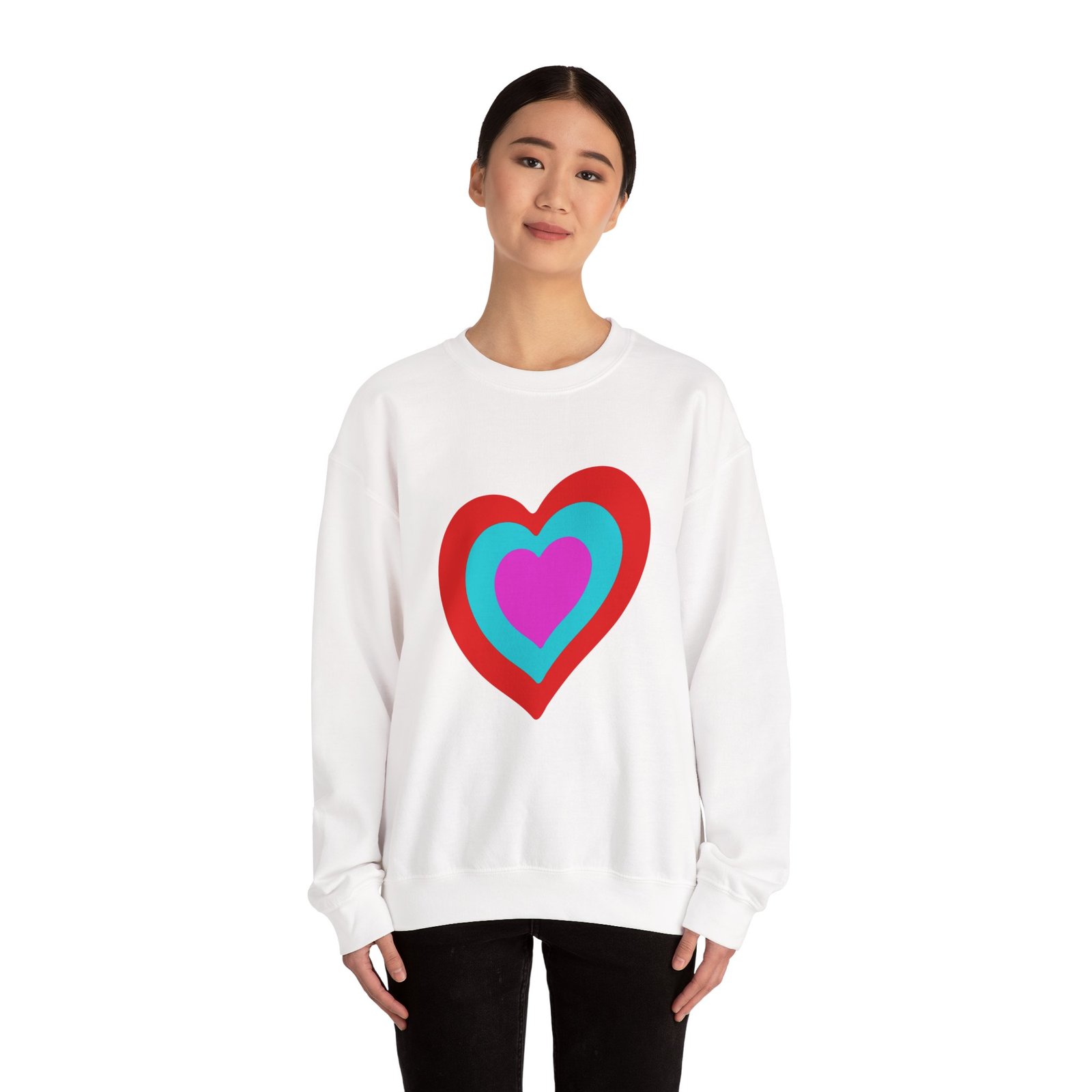 Eurovision Heart Unisex Heavy Blend Crewneck Sweatshirt