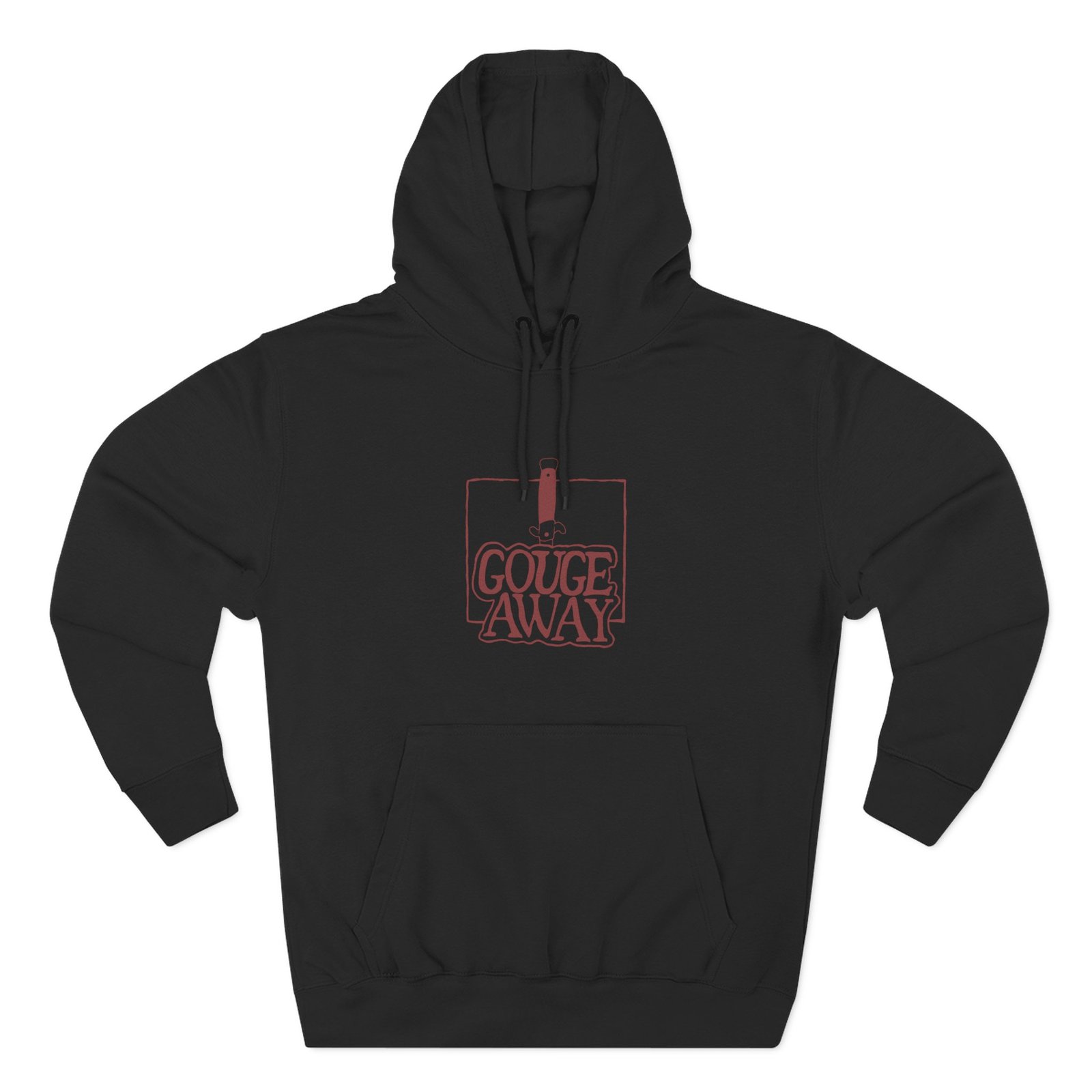 Gouge Away Knife Three-panel Fleece Hoodie