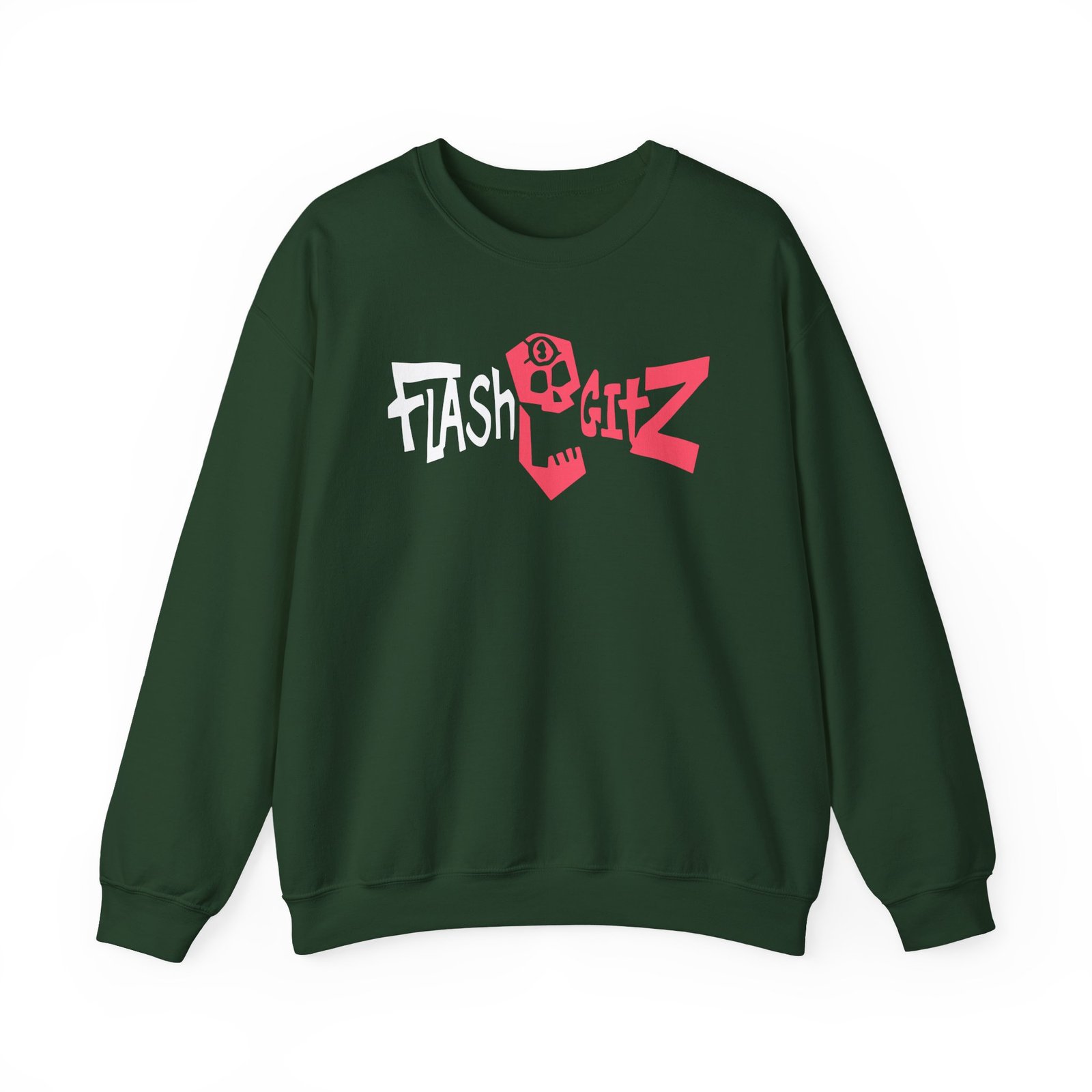 Flashgitz the Skull Unisex Heavy Blend™ Crewneck Sweatshirt