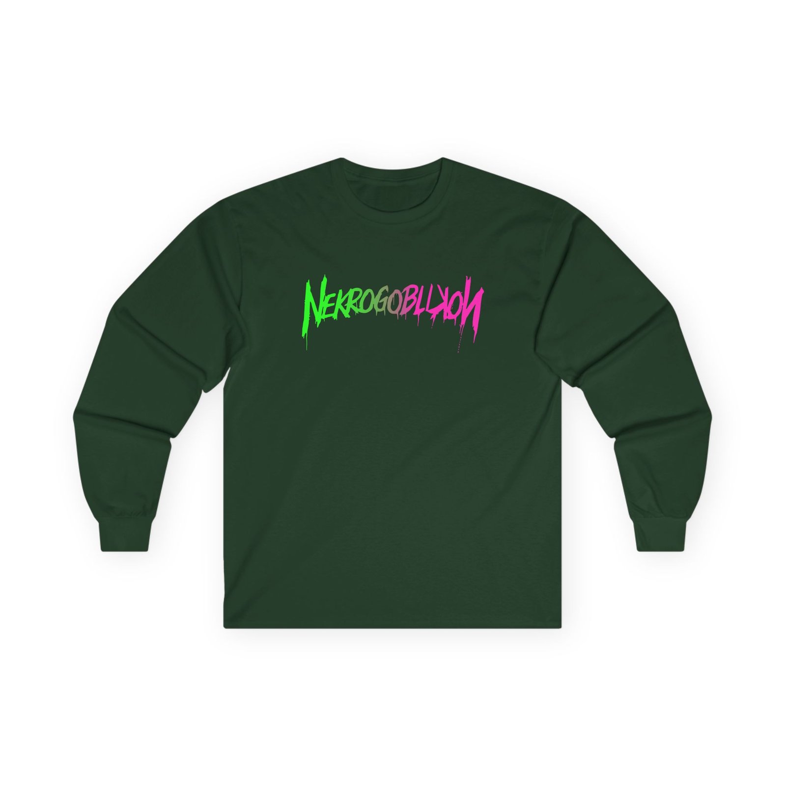 Nekrogoblikon Goblin Mode Wicked Ombre Unisex Ultra Cotton Long Sleeve Tee