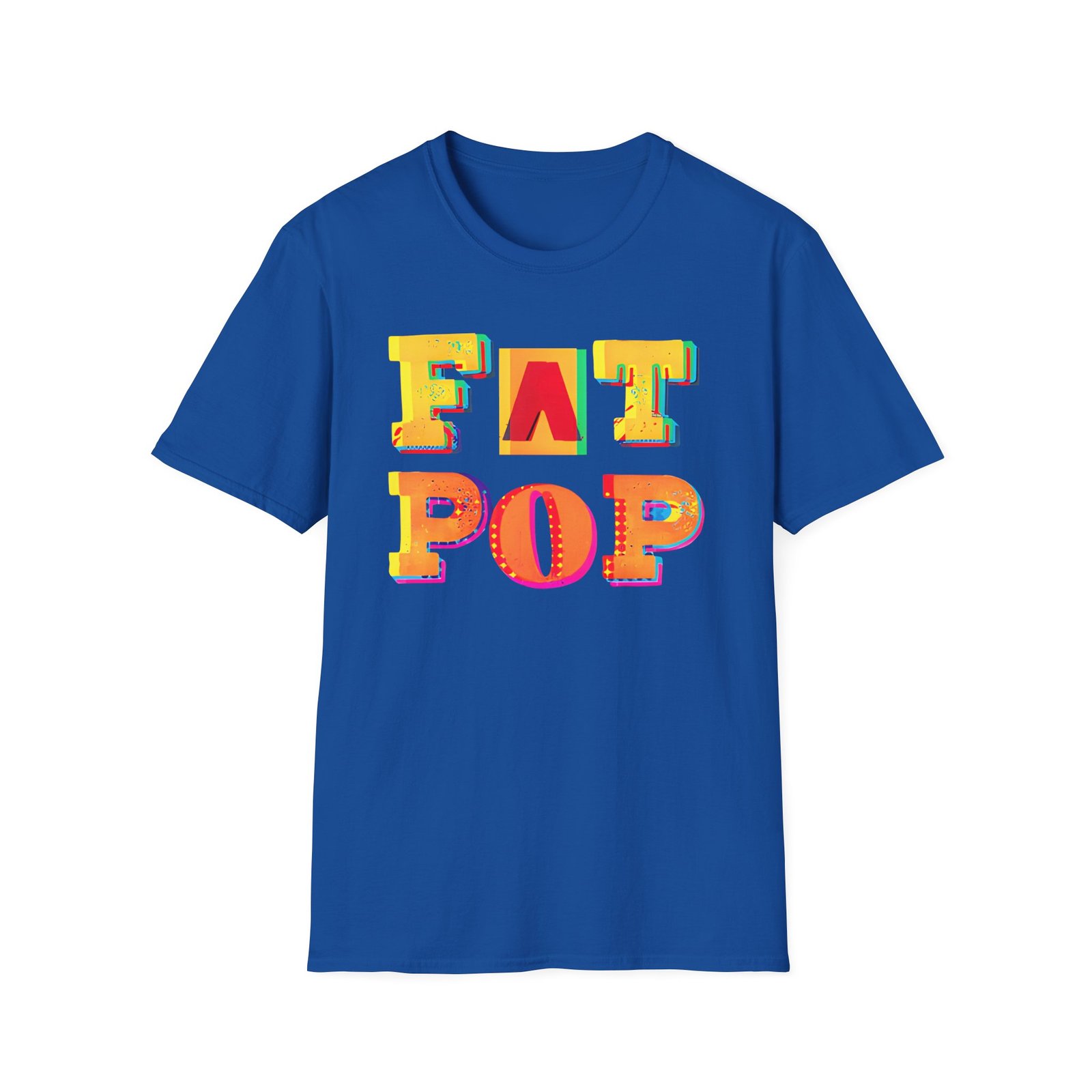 PWL Fat Pop Logo Unisex Softstyle T-Shirt
