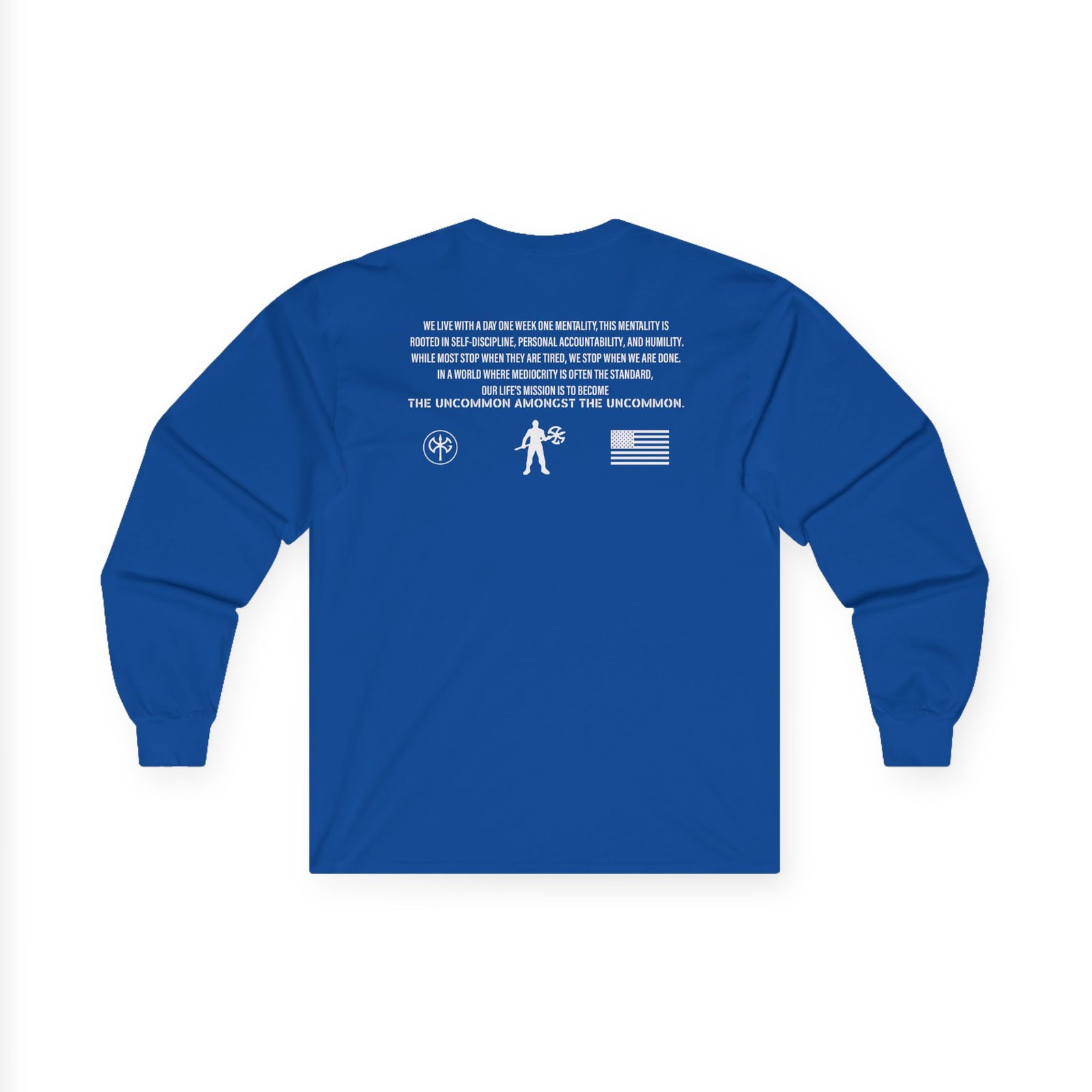 David Goggins Ethos Slogan Unisex Ultra Cotton Long Sleeve Tee