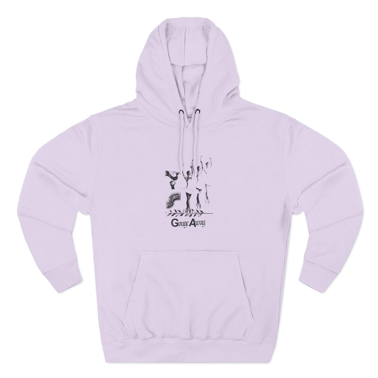 Gouge Away Dance Three-panel Fleece Hoodie