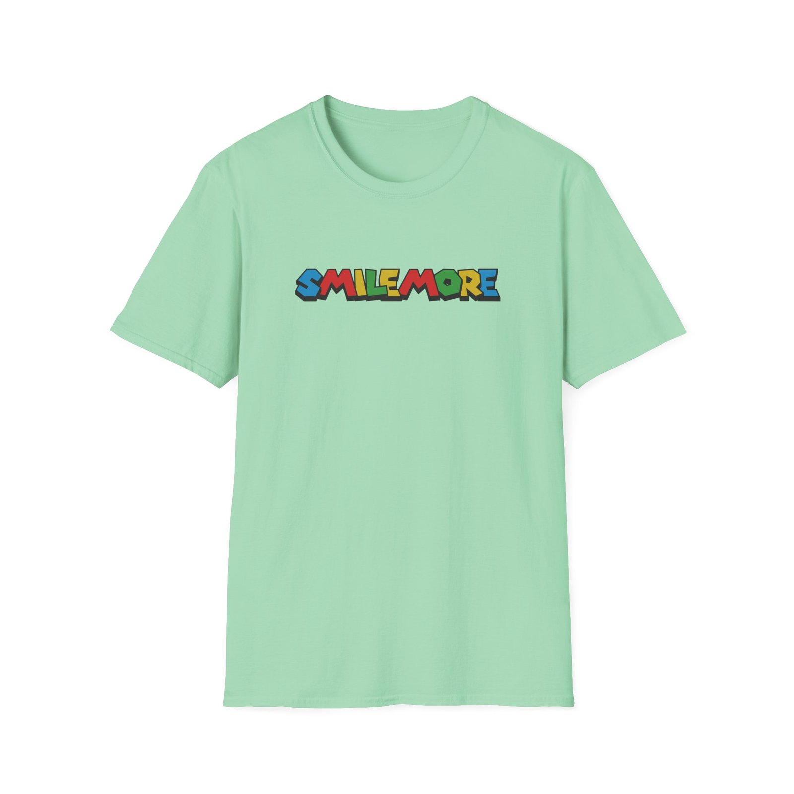 Roman Atwood Colorful Smile More Unisex Softstyle T-shirt