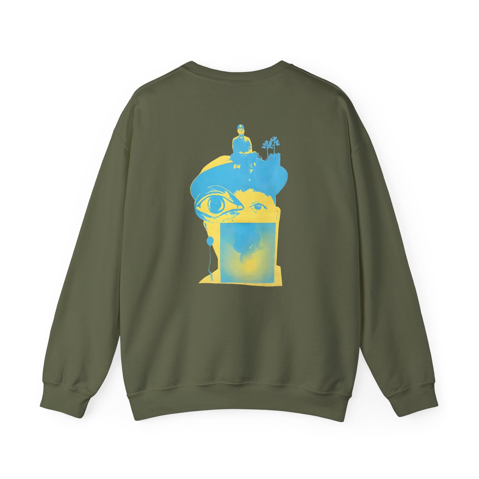 Mac Miller Balloonerism Eye Unisex Heavy Blend™ Crewneck Sweatshirt