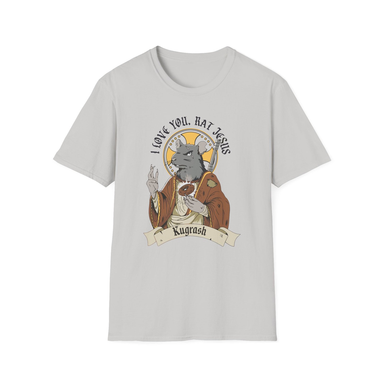 Dropout Rat Jesus Unisex Softstyle T-Shirt