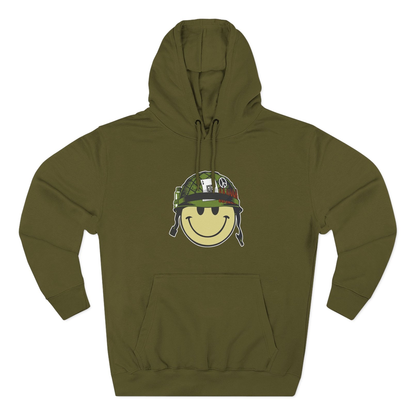 Roman Atwood Smiley Three-panel Fleece Hoodie