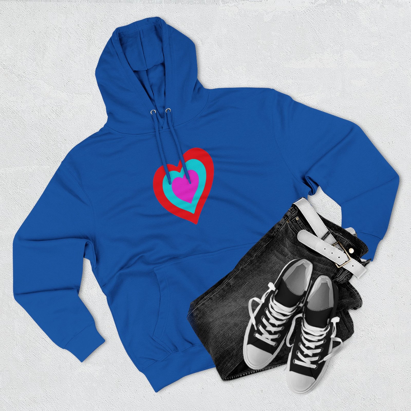 Eurovision Heart Three-panel Fleece Hoodie