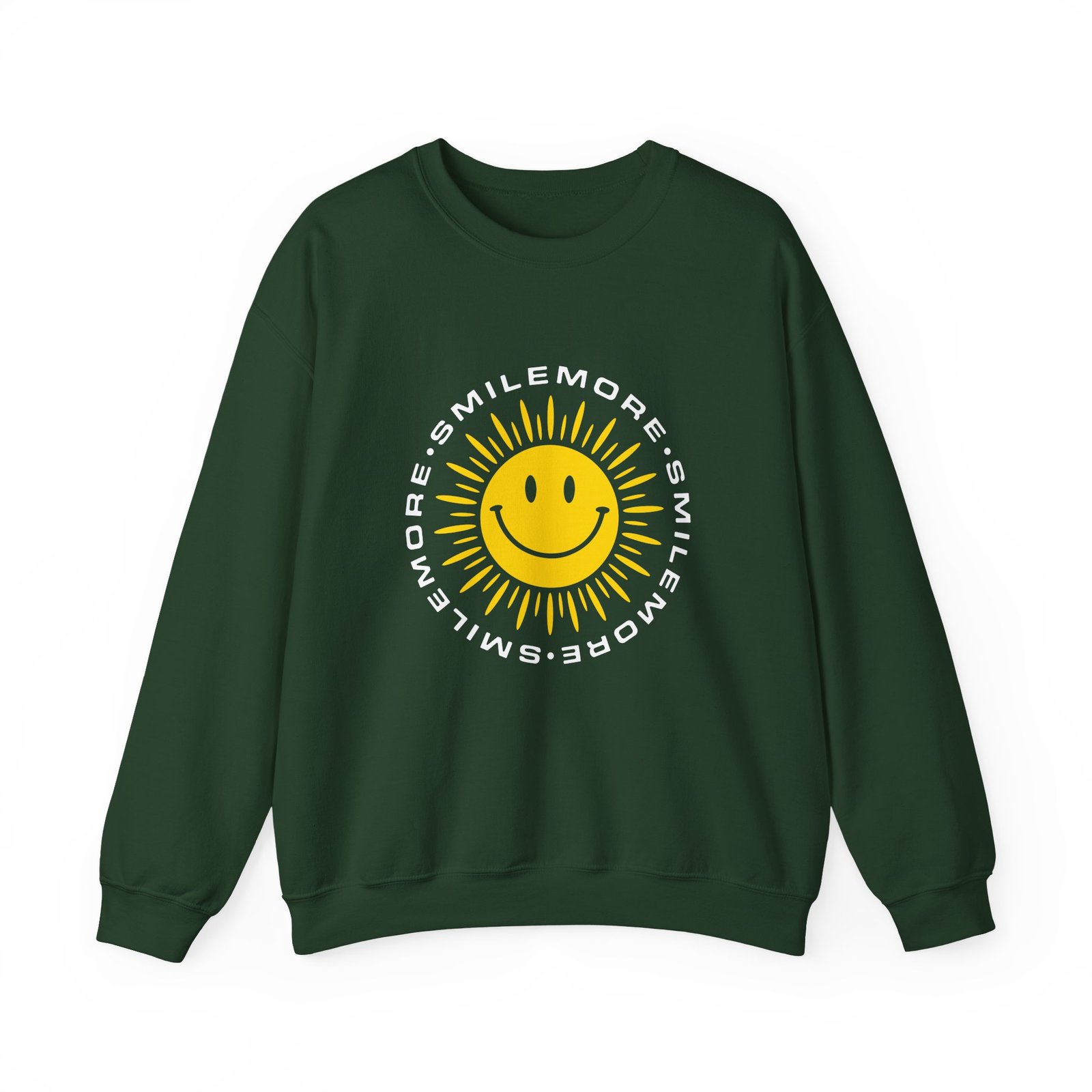 Roman Atwood Smile More Unisex Heavy Blend Crewneck Sweatshirt