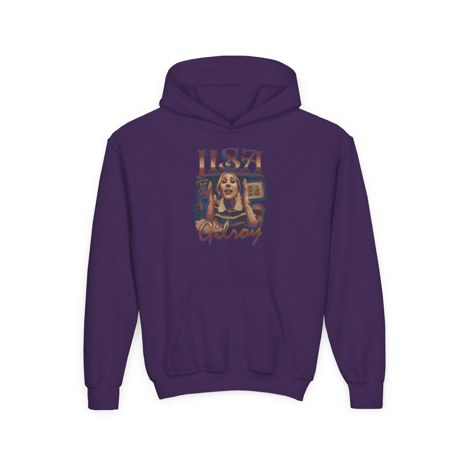 Youth Dropout Lisa Gilroy Heavy Blend Hooded Sweatshirt